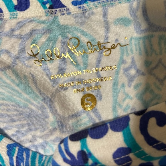 Lilly Pulitzer Blue and White Mini Dress - Picture 8 of 10